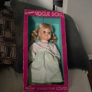Vogue Doll with Blonde Hair and Green Dress